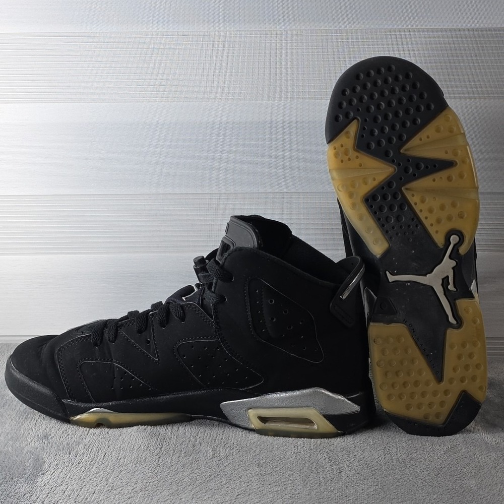 Size 7 (GS) - Jordan 6 Retro Mid Chrome - Picture 6 of 8